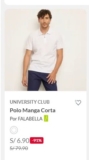 Polo University Club Manga Corta en oferta