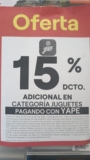 ¡15% de Descuento Adicional en Juguetes!