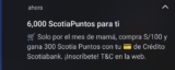 ¡Gana 6,000 ScotiaPuntos este mes!