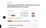 Gran oferta en el Smartphone Motorola Edge 60 Fusion