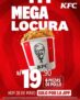¡Mega Locura KFC! 6 piezas de pollo por S/19.90
