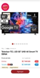 ¡Televisor TCL 55″ UHD 4K a buen precio!