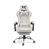 Silla Gamer Kuzler Blanca Masajeador