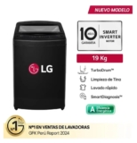 Lavadora LG WT19OBVTB 19Kg TurboDrum