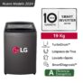 Lavadora LG 19KG TurboDrum Negro