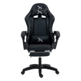 Silla Gamer Lyzor con posapiés