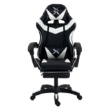 Silla Gamer Lyzor con posapiés