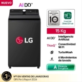 Lavadora LG Inteligencia Artificial 15KG