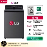 Lavadora LG Inteligencia Artificial 18KG