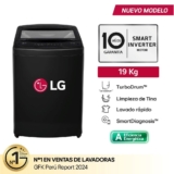 Lavadora LG Turbodrum 19KG WT19OBVTB